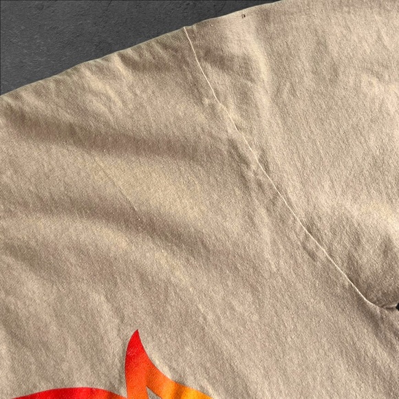 🟢5/$25  Spitfire Tan T-Shirt - Picture 6 of 9